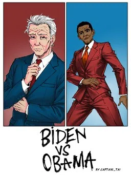 Biden vs Obama cover